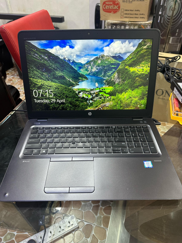 HP ZBook 15 G3, 15 Inches, i7 6th Gen 32GB RAM, 1TB SSD, 2.5GHz, Webcam, Backlight Keyboard.